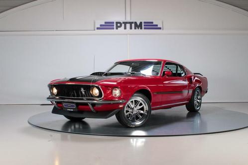 1969 Ford Mustang Mach 1 390, Auto's, Oldtimers, Bedrijf, Te koop, Lederen bekleding, Ford USA, Benzine, Overige carrosserieën