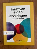 Inzet van eigen ervarinfen bij sociaal werk - Lenny Kruit, Ophalen of Verzenden, Zo goed als nieuw