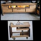 Tv meubel en bijzettafel, Huis en Inrichting, Kasten | Televisiemeubels, Ophalen, 50 tot 100 cm, Zo goed als nieuw, Minder dan 100 cm