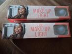 2 Splinternieuwe led make-up lampen., Ophalen, Nieuw, Zwart, Gehele gezicht