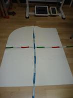 Gebroken Wit soepel echt leer rundleer, Wit, Leer of Kunstleer, Nieuw, Ophalen of Verzenden