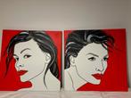 2 Bianca Vellekoop: portretten van jonge vrouwen, 2004+2005, Ophalen, Schilderij, 75 cm of meer