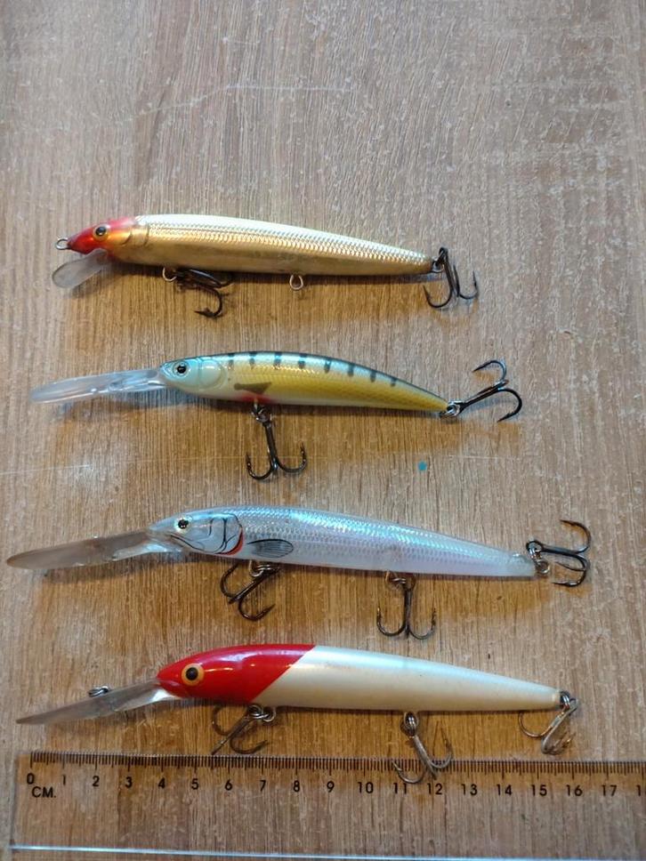 Vintage snoek pluggen, Watersport en Boten, Hengelsport | Roofvissen, Gebruikt, Overige typen, Ophalen of Verzenden