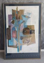 Schilderij abtract Isa van der Zee, Antiek en Kunst, Ophalen