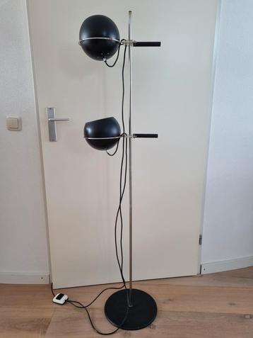 Vintage eyeball vloer lamp Gepo Napoli zwart bollamp beschikbaar voor biedingen