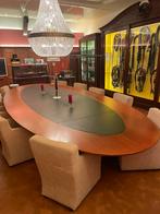 Unieke Grote Ovale kersenhouten tafel, Antiek en Kunst, Antiek | Meubels | Tafels, Ophalen