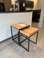Showroom Nachtkastje/Bijzettafel, Minder dan 55 cm, Vierkant, Zo goed als nieuw, Hout