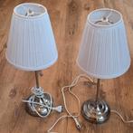 Ikea tafellampen - Set van 2, Klassiek, Ophalen of Verzenden, Zo goed als nieuw, Stof
