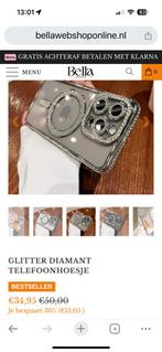 Diamant glitter iphone 15 hoesje, Ophalen of Verzenden, Nieuw