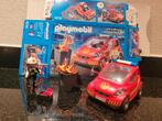 Playmobil 9235 Brandweerauto met accessoires, Ophalen of Verzenden, Zo goed als nieuw, Complete set