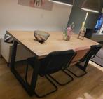Te koop: zgan eettafel!, Ophalen, Zo goed als nieuw, Rechthoekig, 50 tot 100 cm