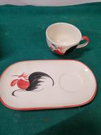 kop met schaal keramisch sawahasa met haan, Huis en Inrichting, Keuken | Servies, Ophalen of Verzenden, 'T Olde Gre-j, Info@toldegrej.nl