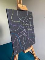 Abstract schilderij, Ophalen