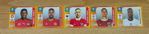 Panini EURO 2020 | 5 stickers, Verzamelen, Sportartikelen en Voetbal, Zo goed als nieuw, Poster, Plaatje of Sticker, Buitenlandse clubs