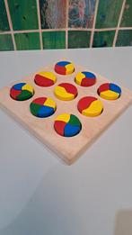 Montessori stevig houten breuken puzzel, Kinderen en Baby's, Speelgoed | Houten speelgoed, Overige typen, Onbekend, Ophalen of Verzenden