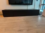 Zwart TV Meubel - 200cm Breed, Ophalen, Gebruikt, 150 tot 200 cm, Minder dan 100 cm