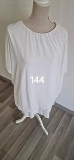 144)Te koop ZGAN gebroken wit ballon tuniek 1 maat ongv5254, Ophalen of Verzenden, Zo goed als nieuw, Wit, Blouse of Tuniek