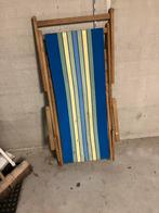 Massief houten strandstoel, Tuin en Terras, Ophalen of Verzenden, Gebruikt, Hout