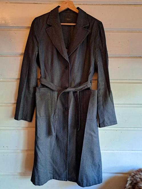 Filippa K Denim Trenchcoat Maat 38-40, Kleding | Dames, Jassen | Zomer, Zo goed als nieuw, Maat 38/40 (M), Grijs, Verzenden