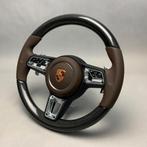 Porsche bruin leer espresso cocoa carbon stuur PDK upgrade
