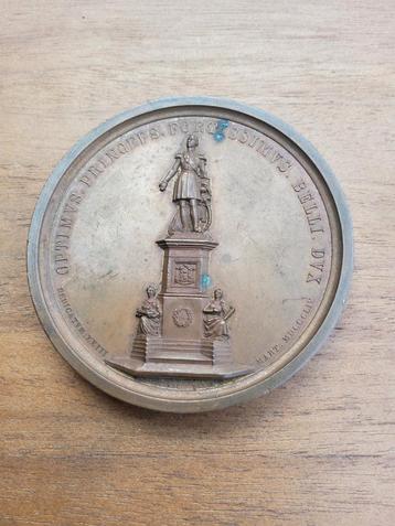 Oude herdenkingsmedaille Willem II - 1849 beschikbaar voor biedingen