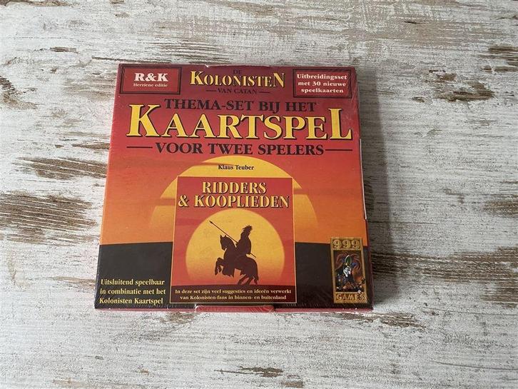 Kolonisten ridders & kooplieden nieuw in seal [s585], Hobby en Vrije tijd, Gezelschapsspellen | Bordspellen, Zo goed als nieuw