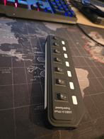 USB 3.0 Hub met 7 Poorten en Schakelaars, Computers en Software, Dockingstations, Nieuw, USB-hub, Generic, Ophalen