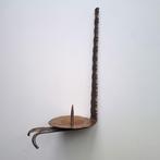 Vintage brutalist wandkandelaar mid century modern design, Antiek en Kunst, Antiek | Kandelaars, Ophalen of Verzenden