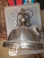 Zware industriele lamp, Ophalen of Verzenden, Zo goed als nieuw, Stoer sober industrieel landelijk, Minder dan 50 cm