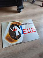 Vintage blikken reclamebord van nelle, Verzamelen, Ophalen of Verzenden, Gebruikt, Reclamebord