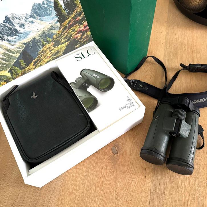 Verrekijker Swarovski SLC 8x42 met doos, Audio, Tv en Foto, Optische apparatuur | Verrekijkers, Zo goed als nieuw, Dakkant (recht)