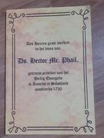 Ds. Hector Mc. Phail - Levensbeschrijving, Antiek en Kunst, Ophalen of Verzenden, Ds. Hector Mc. Phail