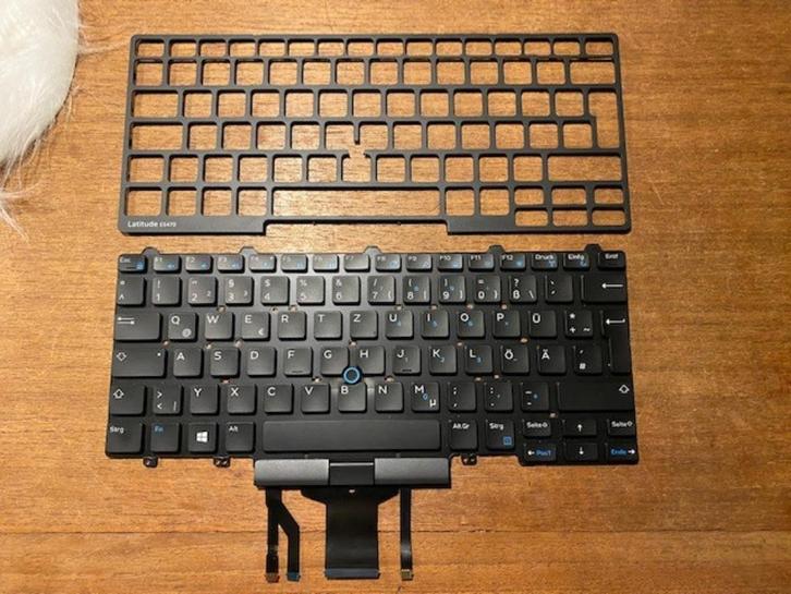 Duits laptop toetsenbord Dell E5470, Computers en Software, Toetsenborden, Nieuw, Qwerty, Bedraad, Ophalen of Verzenden