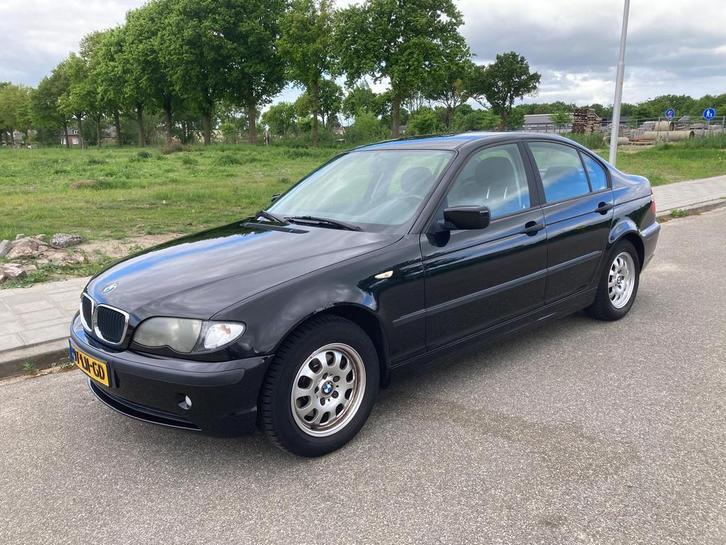 In prijs Verlaagd !! BMW 3-Serie 1.8 I 316 2003 Zwart, Auto's, BMW, Particulier, 3-Serie, Airconditioning, Centrale vergrendeling