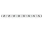 Lego Light Gray Support 1 x 16 Lattice (Train Signal Mast), Ophalen of Verzenden, Gebruikt, Losse stenen, Lego