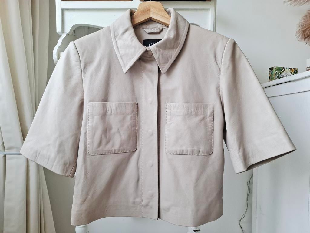 Ibana jasje van zacht leer mt. S, Verzenden, Beige, Nieuw, Maat 36 (S)