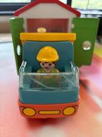 Playmobil 123 Vuilniswagen met Garage, Kinderen en Baby's, Speelgoed | Playmobil, Ophalen of Verzenden, Gebruikt, Complete set