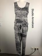 Studio Anneloes Jumpsuit  (mt: 40) 19,6/8822, Maat 38/40 (M), Studio Anneloes, Zwart, Studio Anneloes