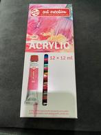 Talens acrylic verf 12 tubes, Ophalen of Verzenden, Nieuw, Acrylverf