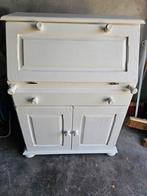 Secretaire kleur wit maat hoog 112 breed 87 half, Huis en Inrichting, Ophalen of Verzenden, Gebruikt