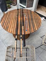 Werphengels Tri-cast (2x) en Shimano Beast Master (1x), Watersport en Boten, Hengelsport | Witvissen, Ophalen, Gebruikt, Werphengel