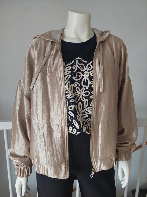 Only jasje Grace goud goudkleurig jack M L nieuwstaat, Kleding | Dames, Jassen | Zomer, Zo goed als nieuw, Maat 38/40 (M), Overige kleuren