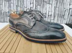 Giorgio Grijs/Blauwe geklede herenschoenen - Maat 46, Overige kleuren, Verzenden, Zo goed als nieuw, GioRgio