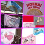 Geboortevlaggen, geboortekrans etc. te huur (of te koop), Ophalen, Zo goed als nieuw