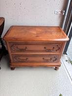 Vintage houten lage ladenkast, tv kast, Ophalen, 50 tot 100 cm, Zo goed als nieuw, Minder dan 100 cm