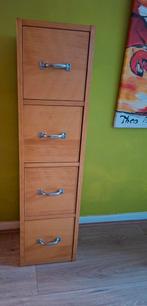 Houten Ladekastje, Huis en Inrichting, Kasten | Ladekasten, Minder dan 50 cm, Gebruikt, Ophalen of Verzenden, Minder dan 100 cm