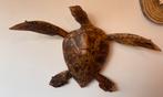 Handgemaakte houten schildpad voor aan de wand - Groot, Huis en Inrichting, Ophalen of Verzenden, Nieuw