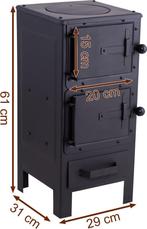 Fumio W2 Crafty houtkachel, Ophalen, Houtkachel, Zo goed als nieuw, Vrijstaand