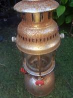 Doorleefde Tower druklamp met mooie roestsluier (Brocante), Ophalen of Verzenden