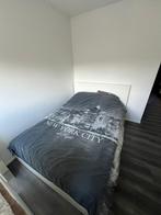 Ikea twijfelaar bed, Huis en Inrichting, Slaapkamer | Bedden, Ophalen, Gebruikt, Wit, Twijfelaar